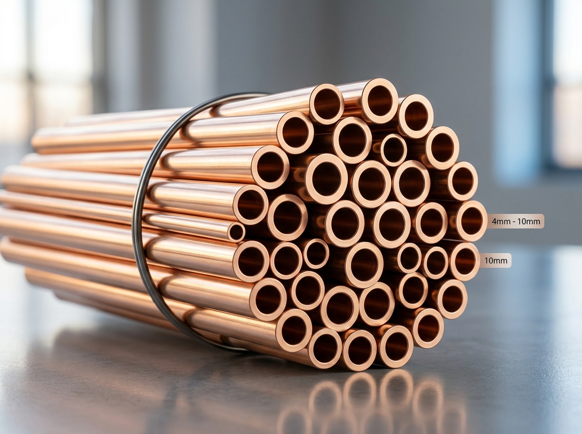90/10 Cupro Nickel Tubes in Small Sizes