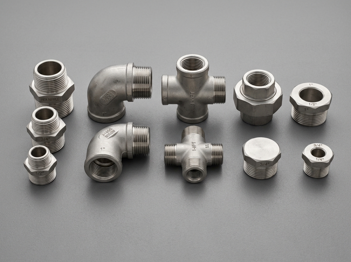 Stainless Steel Threaded Fittings